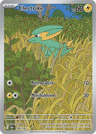 Electrike Rivali Predestinati carta Pokémon italiana IR