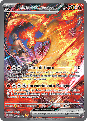 Moltres ex del Team Rocket