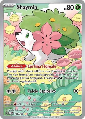 Shaymin Rivali Predestinati carta Pokémon italiana