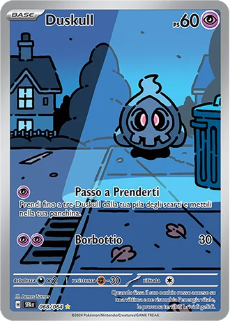 Duskull Segreto Fiabesco carta Pokémon italiana