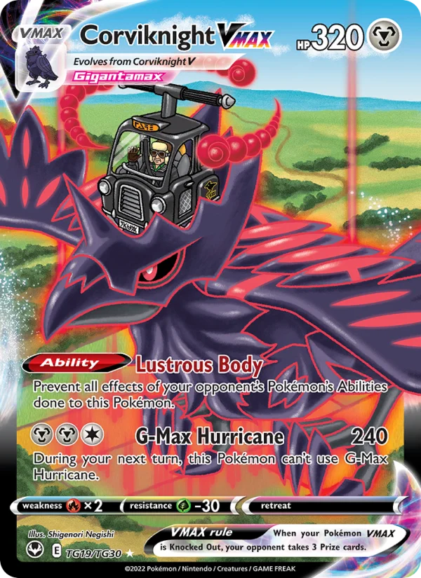 Corviknight VMAX Tempesta Argentata carta Pokémon italiana TG