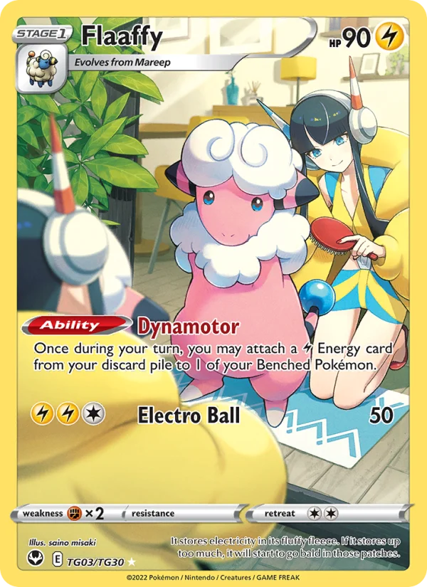 Flaaffy Tempesta Argentata carta Pokémon italiana