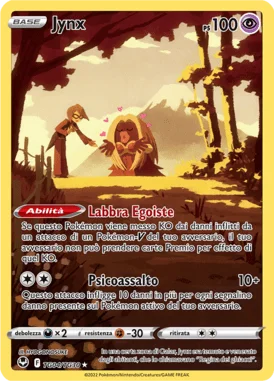 Jynx Tempesta Argentata carta Pokémon italiana TG