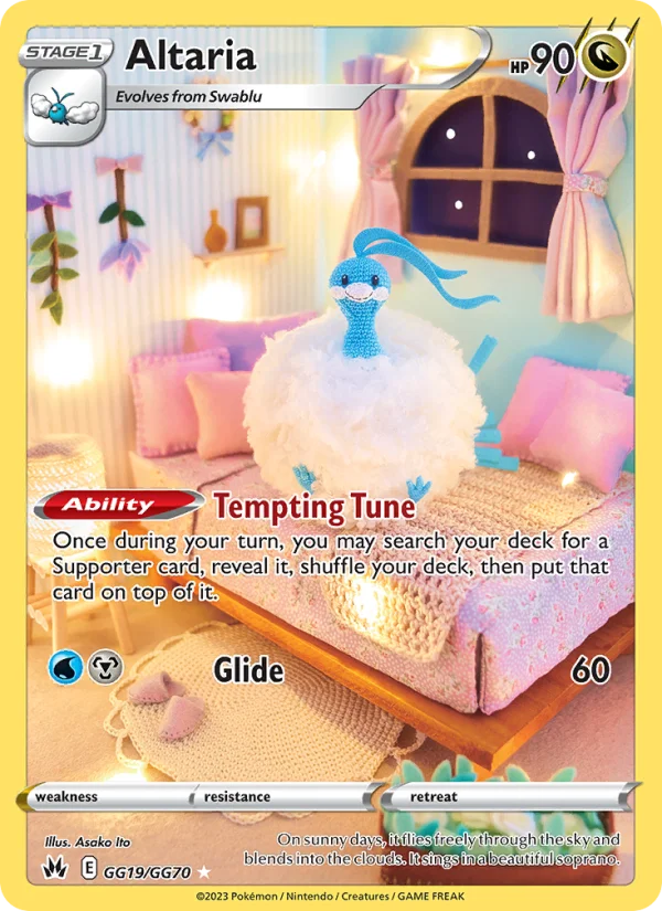 Altaria Zenit Regale carta Pokémon italiana
