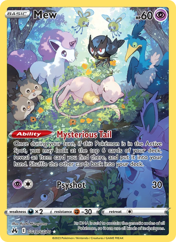 Mew Zenit Regale carta Pokémon italiana GG